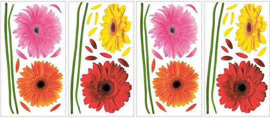 Autocolant Decorativ Perete Gerber Daisies 48buc RoomMates Decor