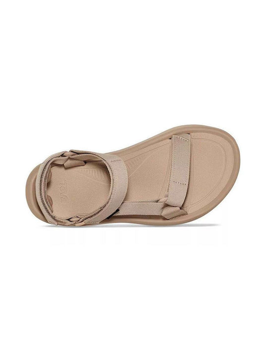 Hurricane Xlt Ampsole 1131270 Women's Flat Sandals Sporty Flatforms in Beige Color