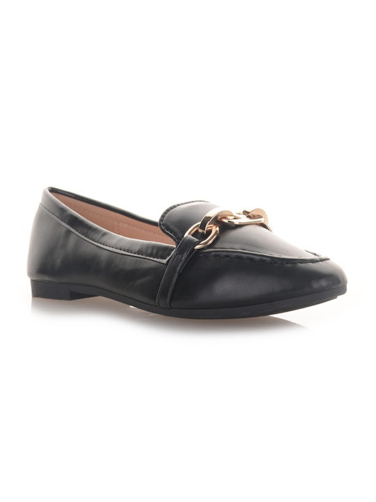 Famous Shoes Damen Mokassins in Schwarz Farbe