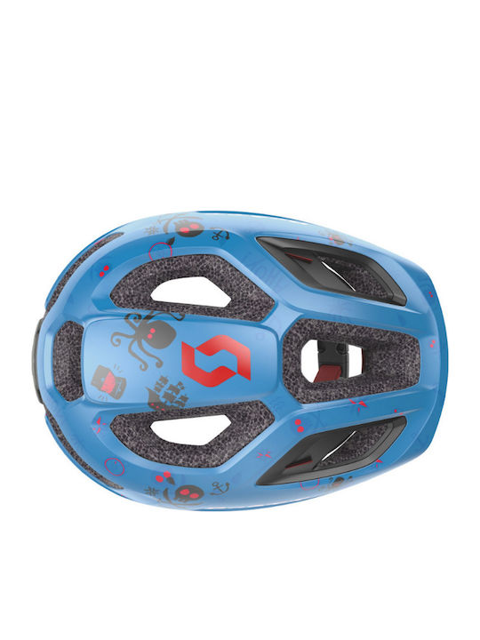 Scott Spunto Kids' Helmet for City Bike Blue with LED Light
