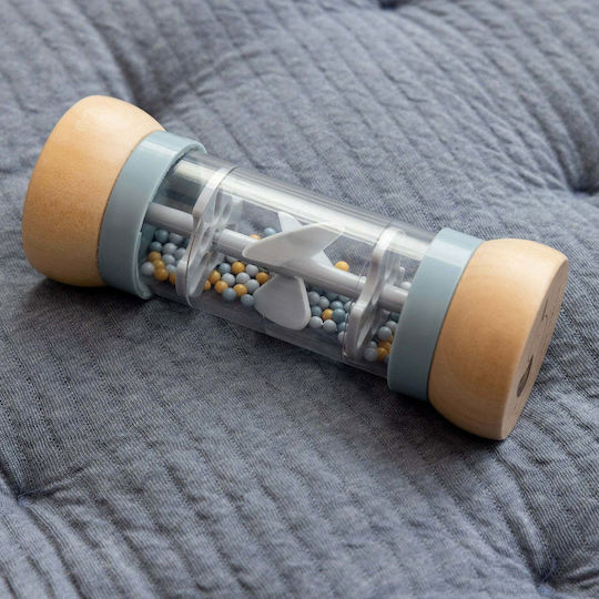 Little Dutch Wooden Rattle Sailors Bay for 3++ Months Blue