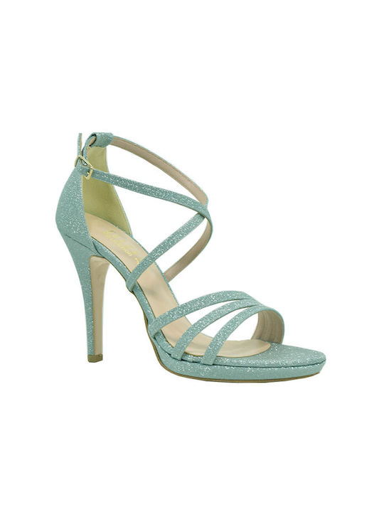 Ellen Damen Sandalen in Grün Farbe