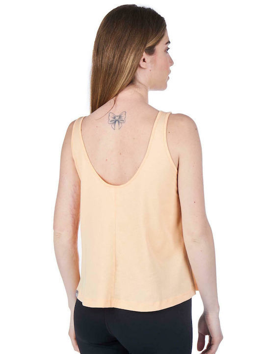 The North Face Damen Sportliches Crop Top Ärmellos Orange