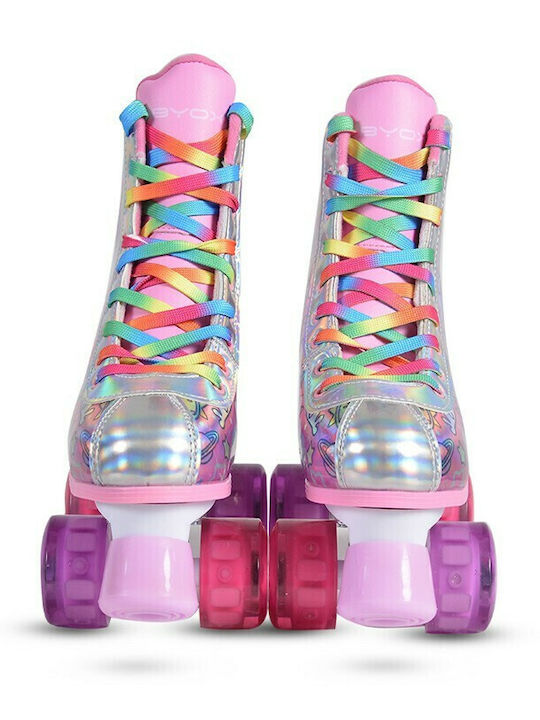 Byox Kids Adjustable Quad Rollers Multicolour