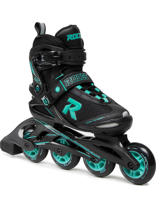 Roces Icon Inline Rollers Μαύρα Ενηλίκων