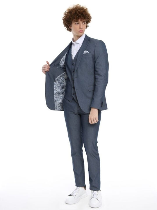 Tresor Men's Suit Jacket Indigo