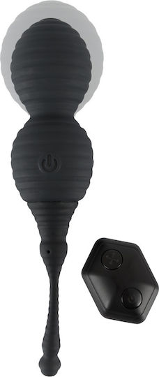 You2Toys Inflatable & Remote Controlled Love Balls Ασύρματες Κολπικές Μπάλες με Δόνηση Black