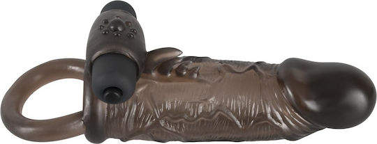 Rebel Extension Slim Fit Penis-Verlängerung mit Vibration Graue 16cm