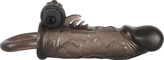 Rebel Extension Slim Fit Penis-Verlängerung mit Vibration Graue 16cm