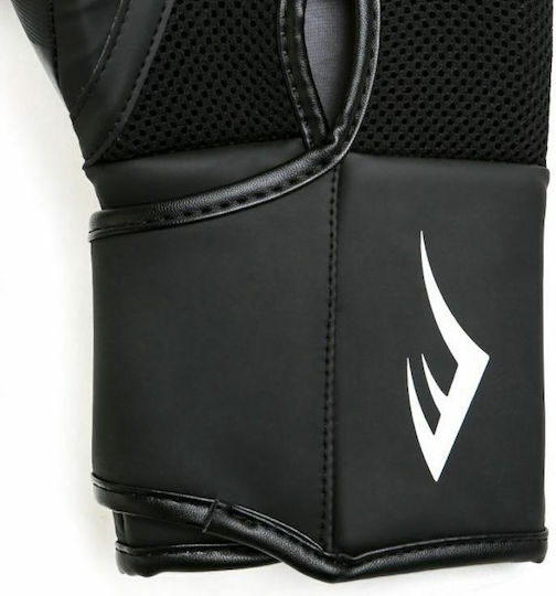 Everlast Spark Γάντια Πυγμαχίας από Συνθετικό Δέρμα για Αγώνα Μαύρα