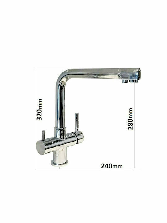 GM Rubinetterie Hydroblu IT A1 Counter Silver GM Rubinetterie Hydroblu IT A1 Counter Silver
