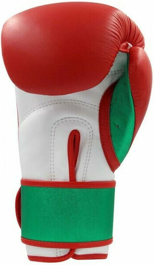 adidas Speed Pro Boxing Gloves made of Synthetic Leather for Match Red