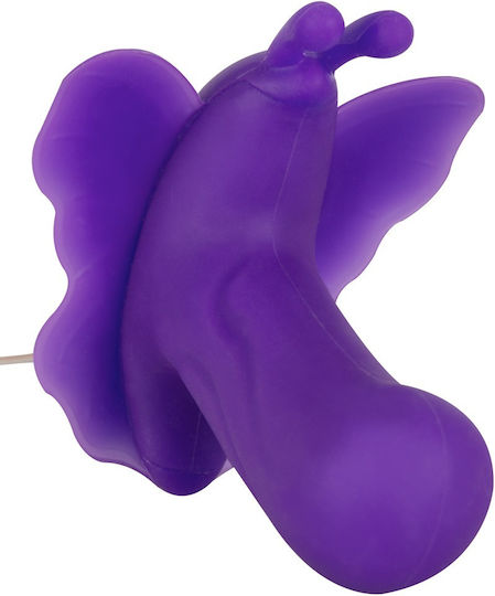 Seven Creations Flutter Butterfly Klitoris Vibrator mit Fernbedienung 2cm Lila