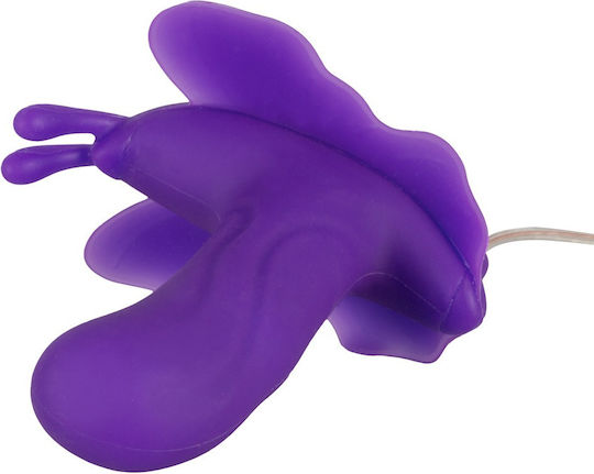 Seven Creations Flutter Butterfly Klitoris Vibrator mit Fernbedienung 2cm Lila