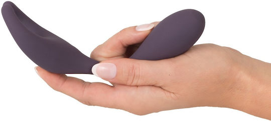 Couples Choice Double Vibrator with Remote Control Remote Controlled Couple's Vibrator 18.5cm Purple