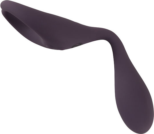 Couples Choice Double Vibrator with Remote Control Remote Controlled Couple's Vibrator 18.5cm Purple