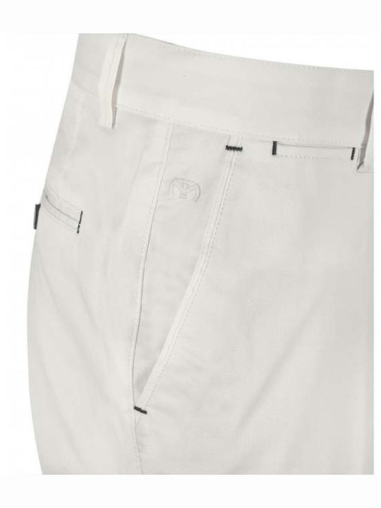 Παντελόνι Chino σε Slim Εφαρμογή Λευκό