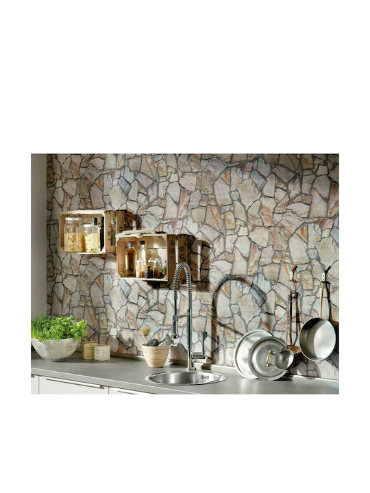 Tapete Wood Stone Vinyl Braun L1000xB53cm Waschbar 927316
