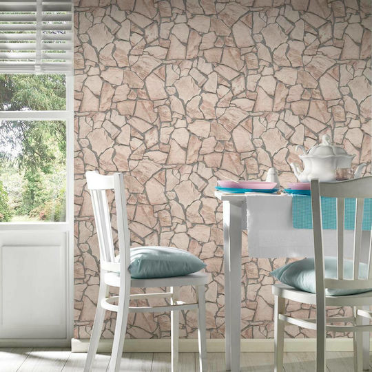Tapet de Perete 1000x53cm Wood Stone Bej