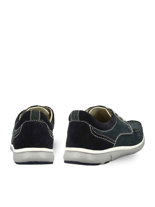 Men's Leather Moccasins Blue