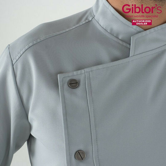 Giblor's Haina Bucătar Unisex Gri cu Mânecă lungă