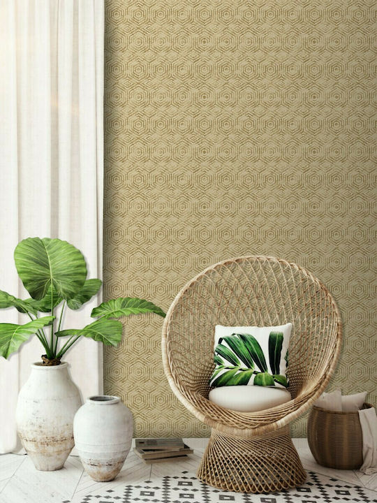 Wallpaper Odyssee Vinyl Beige L1005xW53cm