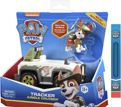 Paihnicolampadă Paw Patrol Paw Patrol Tracker Jungle Cruiser Vehicle With Pup pentru 3+ Ani Spin Master