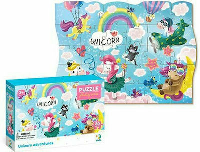 Παιδικό Puzzle Μονόκερος Περιπέτεια 30pcs για 3+ Ετών Dodo