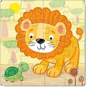 Παιδικό Puzzle Λιοντάρι για 3+ Ετών 16pcs Dodo