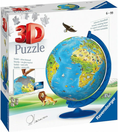 Puzzleball Children's Globe for 7+ Years 180pcs Ravensburger