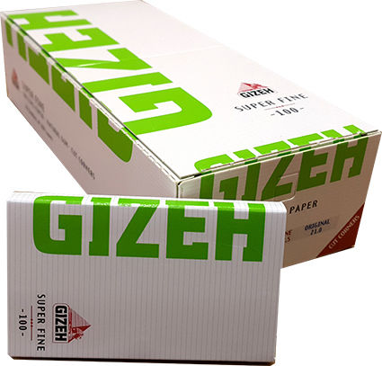 Gizeh Super Fine Листчета за свиване на цигари Двойна 100 листове 20бр