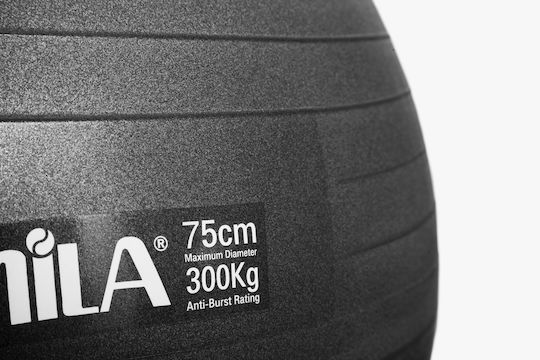 AMILA Ball Pilates 75cm , 1.50kg in Black Color