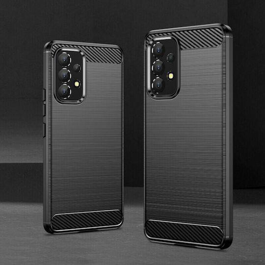 Hurtel Carbon Flexible Back Cover Σιλικόνης Μαύρο (Galaxy A53)