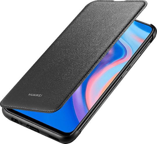 Huawei Book Δερματίνης Μαύρο (Huawei P Smart Z)