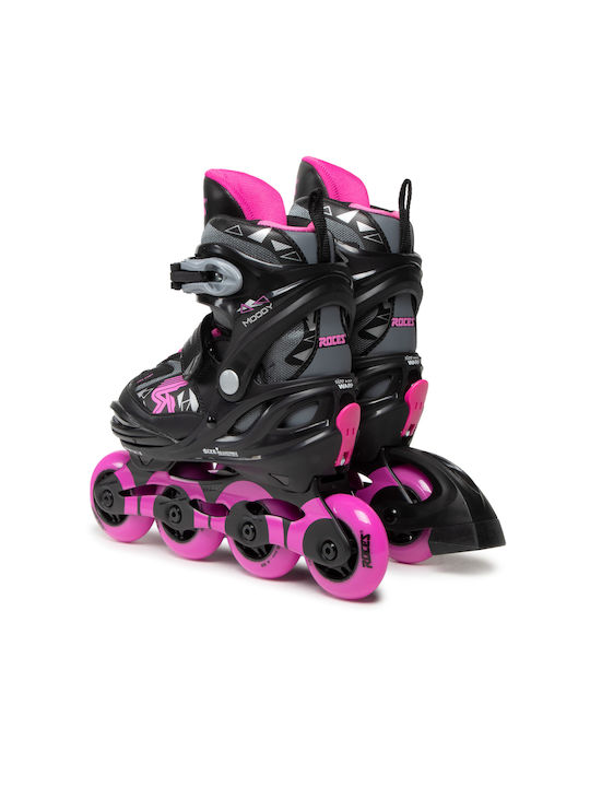 Roces Moody Tif Inline Αυξομειούμενα Rollers Μαύρα Παιδικά