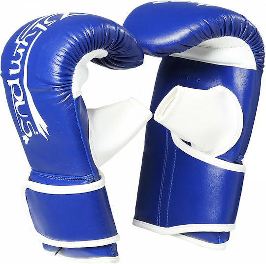 Olympus Sport Mănuși de Box din Piele Sintetică pentru Sac Albastru