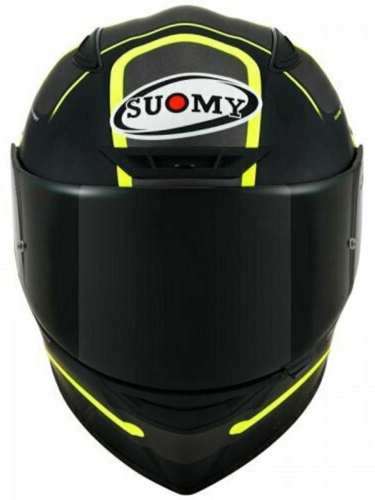 Suomy Track-1 Ninety Seven Full Face Helmet ECE 22.05 1350gr Gunmetal/Yellow