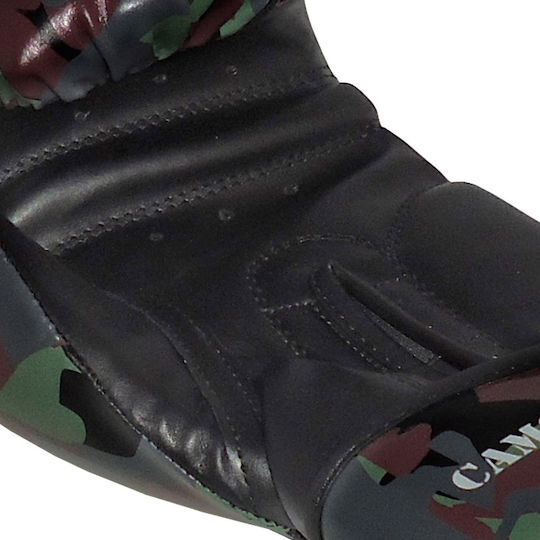 Olympus Sport Camo Boxhandschuhe aus Synthetikleder für Kampf Schwarz