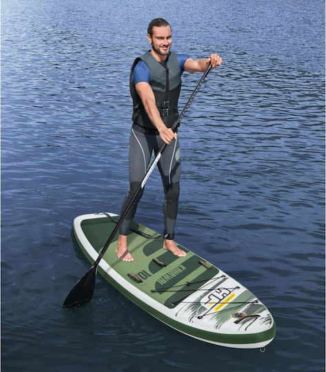 Bestway Hydro-Force 3.10m Kahawai Φουσκωτή Σανίδα SUP με Μήκος 3.1m Πράσινη