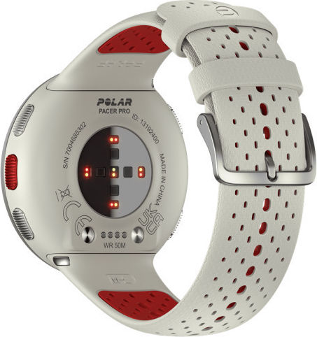 Polar Pacer Pro 45mm Smartwatch with Heart Rate Monitor (White)