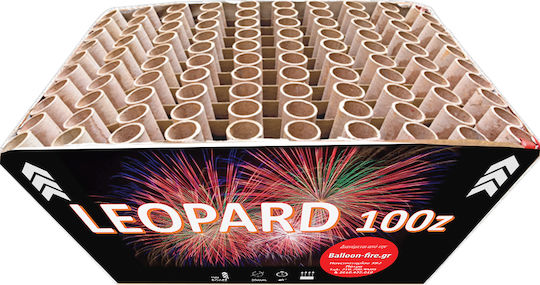Εναέριο Πυροτέχνημα Leopard με 100 Βολές & Διάρκεια 35 Δευτερόλεπτα