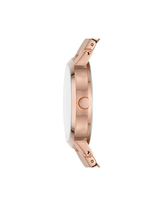 DKNY The Modernist Watch with Metal Bracelet Pink Gold