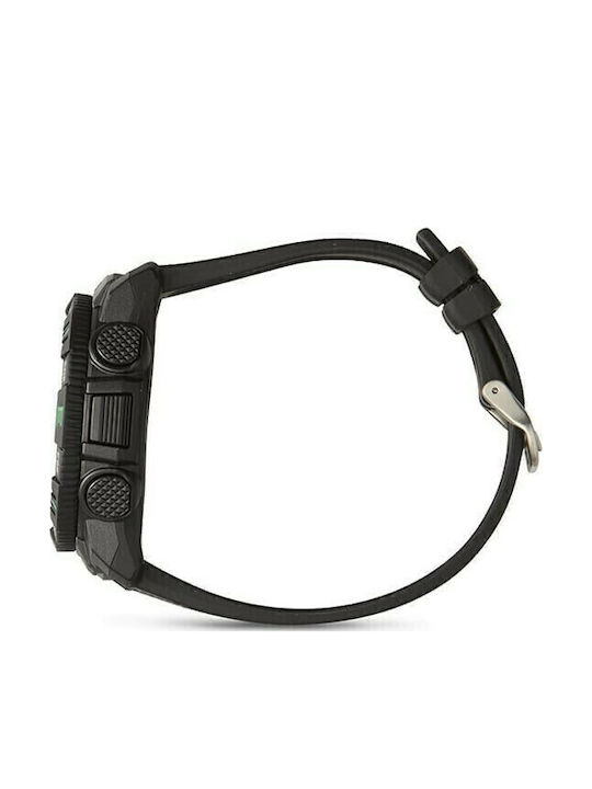 Casio Pro Trek Ανδρικό Ρολόι 50.8mm Μπαταρίας με Μπλε Καουτσούκ Λουράκι