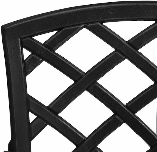 Garten- und Outdoor-Möbelsets für kleinen Raum 3 Stück Schwarz