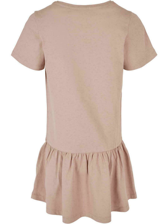 Urban Classics Kids Dress Short Sleeve Beige