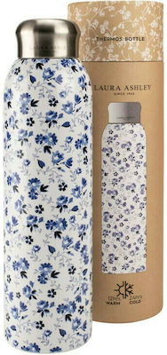 Laura Ashley Petit Fleur Bottle Thermos Stainless Steel Blue 500ml LA182921