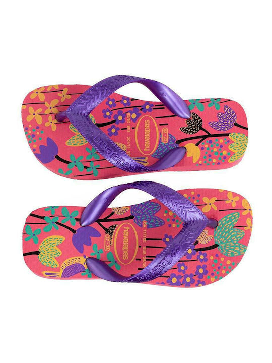 Șlapi pentru copii Flip Flops Violet Flores