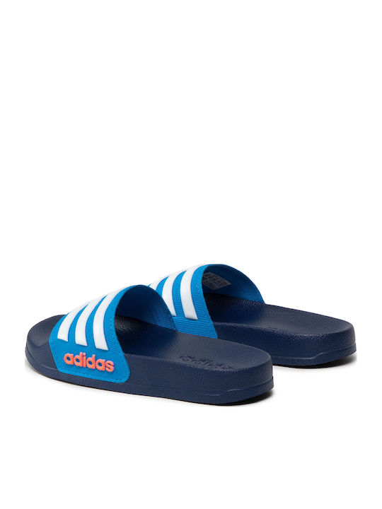 Kinder Badeschlappen Blau Adilette