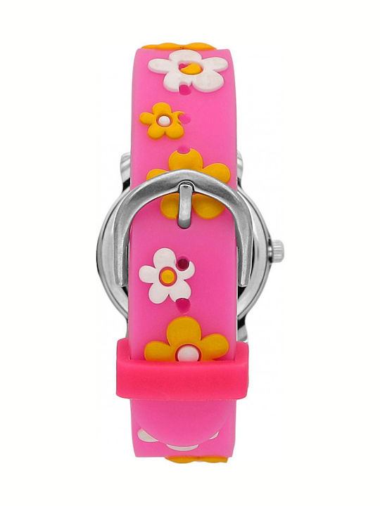 Kikou Παιδικό Αναλογικό Ρολόι 26mm Kikou Mignon Ροζ