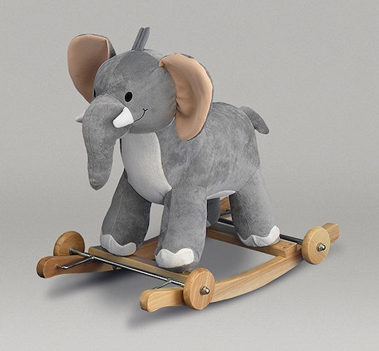 Avra Toys Pipi Jucărie cu leagăn Elefănțel pentru 18++ luni cu sunete și roți Gri
